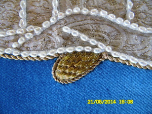 Плащаница Успение Пресвятой Богородицы Орнаментальное и лицевое шитье